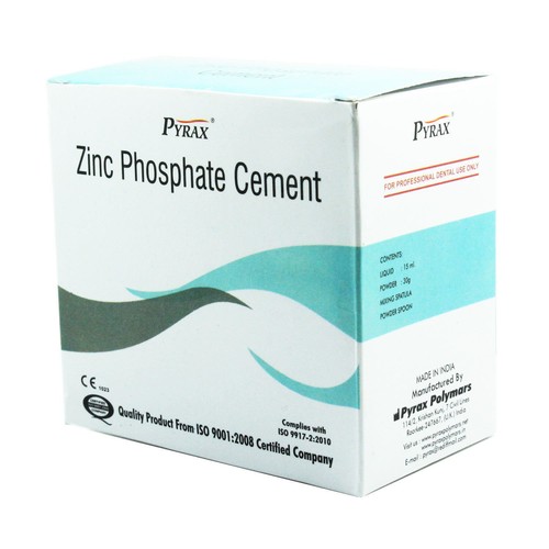 Pyrax zinc phosphate cement - zinc,